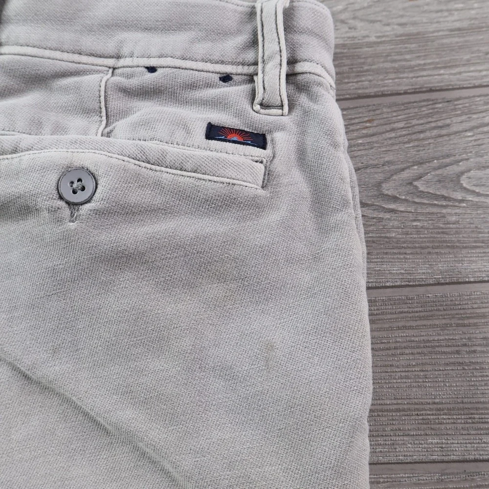 Faherty Shorts Men's Size 30 Gray Cotton Blend Chino Casual Terry Stretch Beach